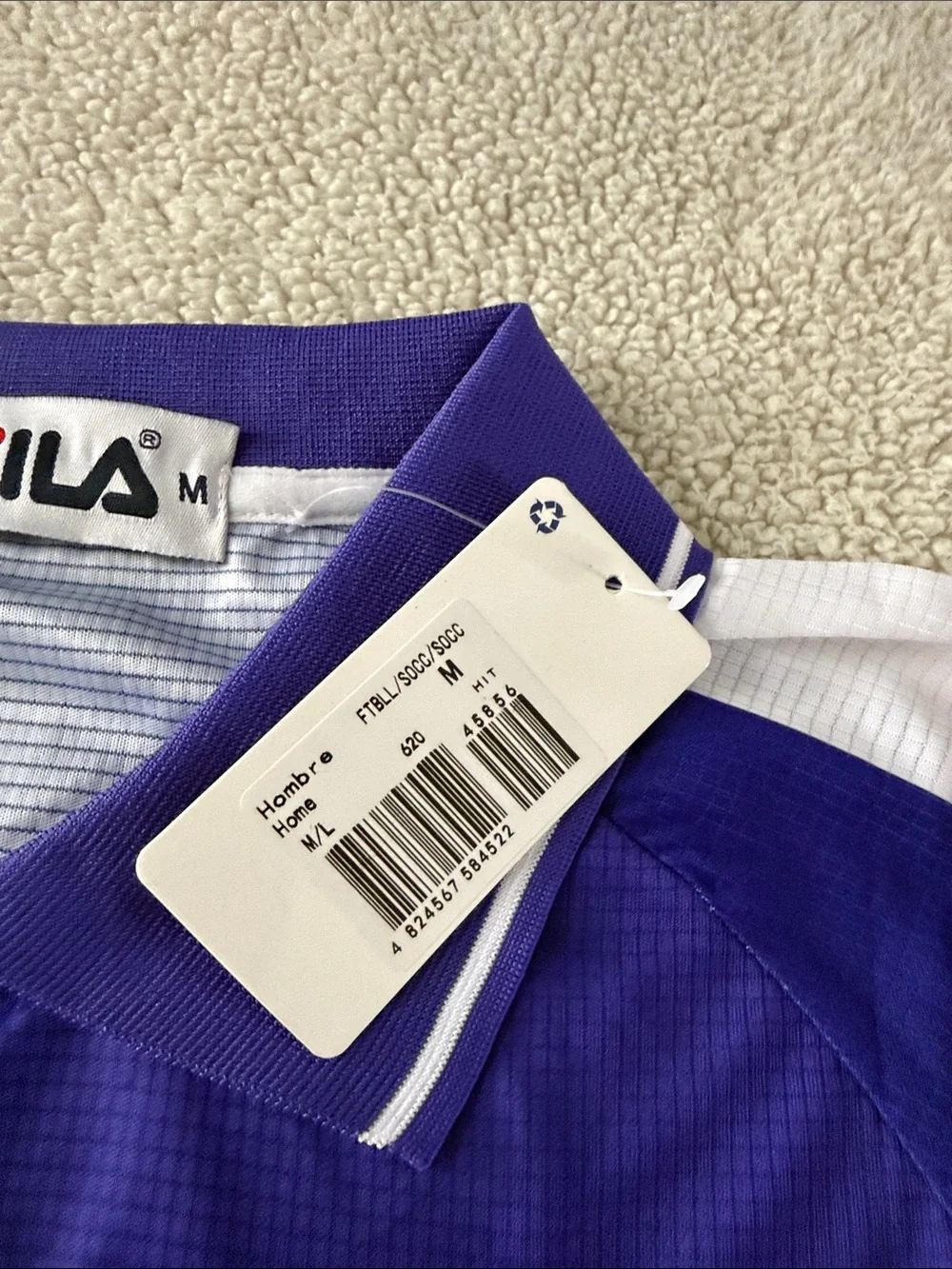 RARE AFC Fiorentina 🇮🇹 #8 Dunga 1998-99 Serie A FILA Long Sleeve Jersey - Picture 5 of 9